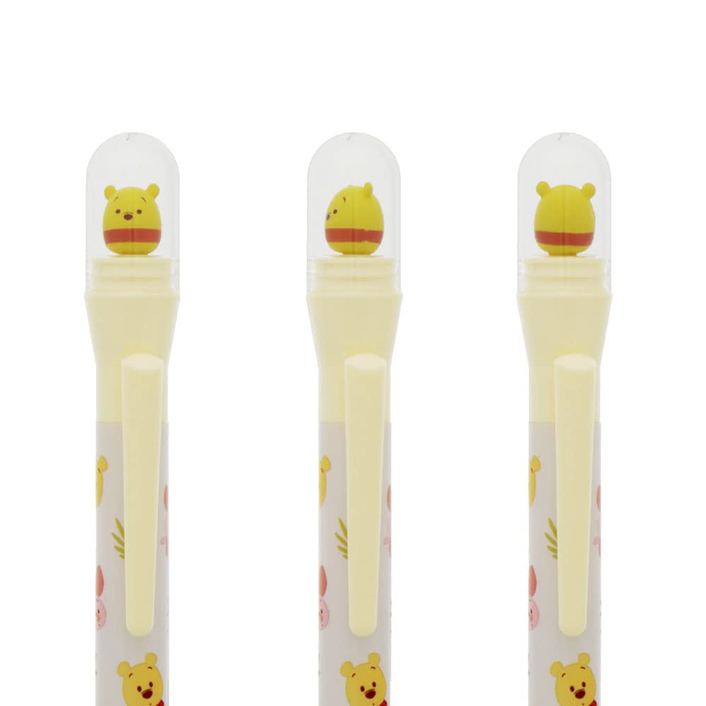 Sunstar Stationery Disney Ballpoint Spinning Dome S4649168 Oil-Based Pen, Pen, Pooh,