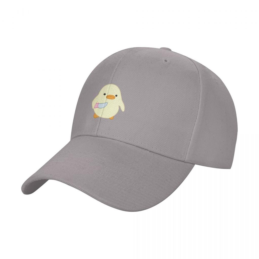 Ente mit Messer Meme Baseballkappe Schutzhelm Golf Strandhut Damen Herren