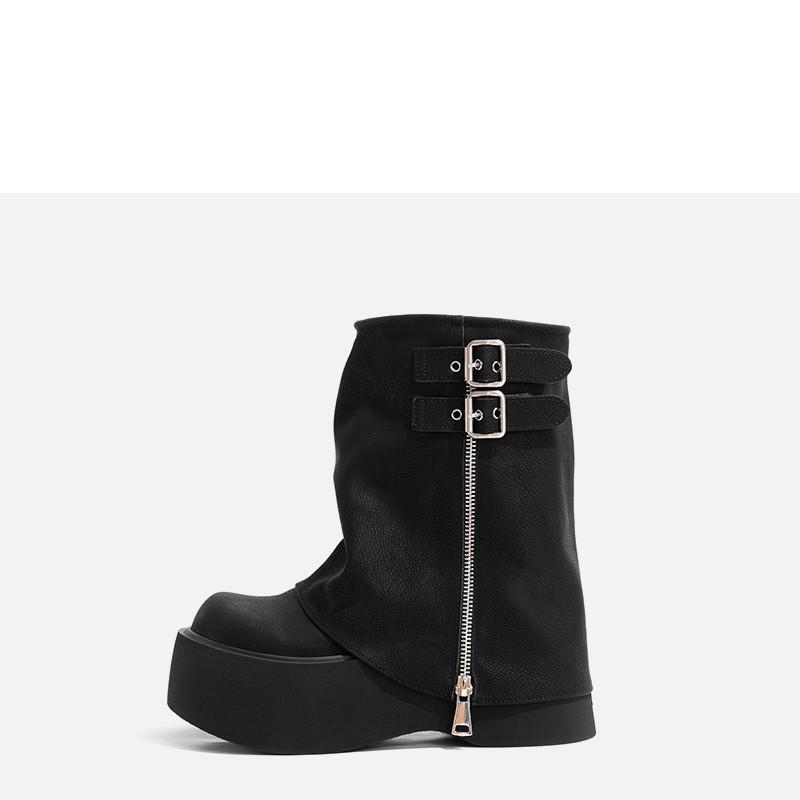 

Suding Home, Short Boots Women s Thick Sole Increase 2025 New Autumn and Winter Brown Small Pants Muffin Sole Martin Boots 35