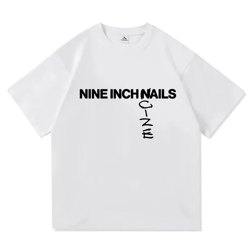 Nine Inch Nails Boys Noize Дизайнерские футболки Nine Inch Noize Альбомная футболка Хлопок Мужские и Женские Футболки Топы S