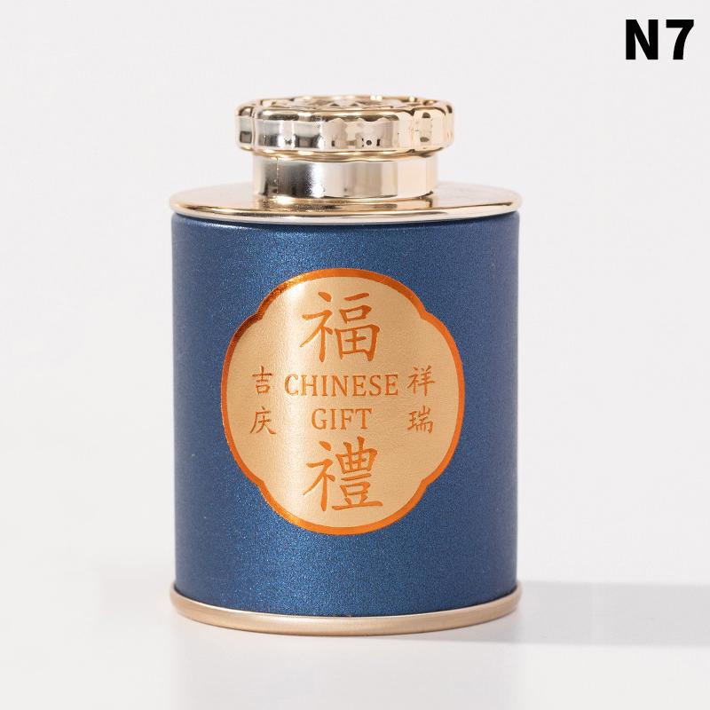 Mini Lata Vacía para Té Recipiente Sellado para Té Verde y Negro para el Hogar Portátil Pequeña Caja de Embalaje para Té Latas de Almacenamiento de Papel