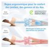 Orthopädisches Kissen - Bein und Knie - Memory-Schaum - Atmungsaktiv - Waschbar