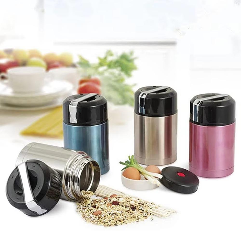 Large Capacity Thermos Food Container 800ml Vacuum Flask Breakfast Cup Insulated Soup Jar  Porridge