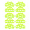 10Pcs Finger Exerciser 6.6LB Green Soft Flexible Silicone Portable Skin Friendly Finger Stretcher