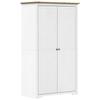 VidaXL Wardrobe, Clothes Cabinet, Clothes Closet, Storage Furniture, Bedroom Organizer, White Brown 355060