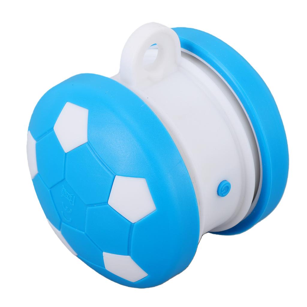Interactive Rolling Dogs Toy with Rope Random   Moving Dog Toy Soccer   Pattern Blue for Small Large Dogs