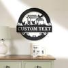 Customizable Personalized Metal Chicken Coop Sign Farmhouse Wall Art Rustic Poultry Decor