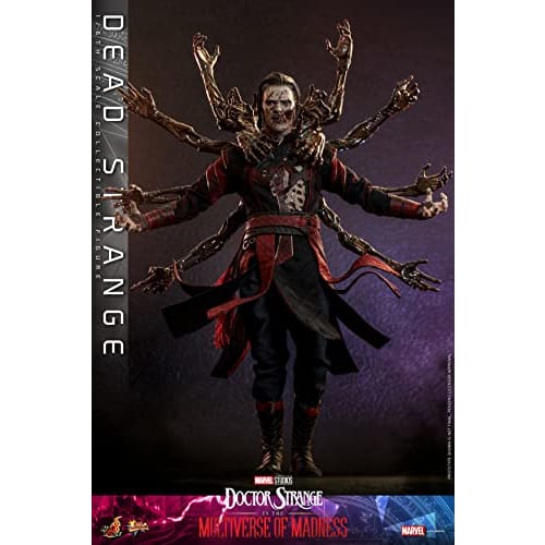 Movie Masterpiece Doctor Strange: The Multiverse of Madness Dead Strange 1/6 Scale Figure, Black, Approximately 31cm Tall, MMS654