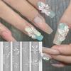 Flexible Silicone Nail Art Mold Lily Flower 3D  Template Reusable DIY Manicure Decoration for Nail Salon Use