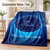 Custom Text Flannel Blanket Sheffield Wednesday FC Print Warm Cozy Blanket Home Sofa Bedding