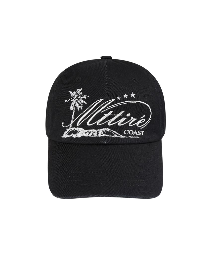 Matile Coast Washed Cap / Black