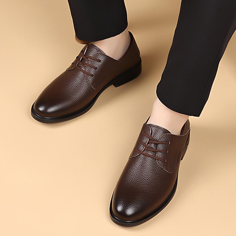 New Men Luxury Oxfords Shoes High Quality Dress Shoes Men Classic Business Leather Footwear Fashi Men Versatile Casual Shoe