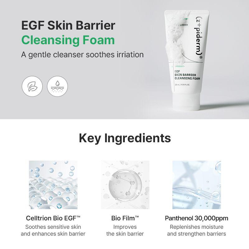 [zipiderm] EGF Skin Barrier Cleansing Foam 120ml