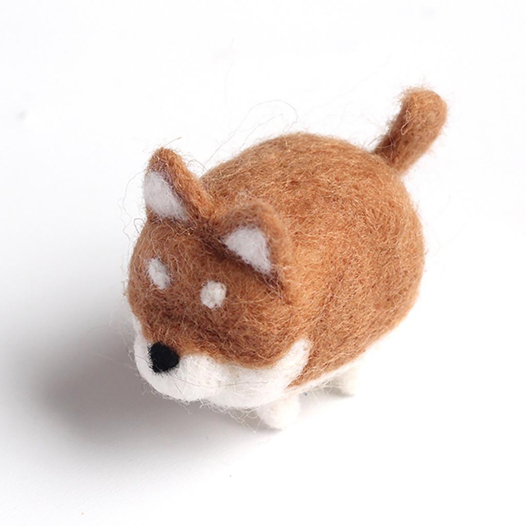 Wool Neddle Felting Poke Wool Handmade DIY Cat Dog Animal Material Bag For Beginner Diy Wool Needle Felting Craft Accessories
