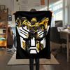 1Pc Bumblebee Print Flannel Blanket, High quality Comfortable for All Seasons, Home Decor, Warmth and Comfort, Perfect for Christmas Gifts