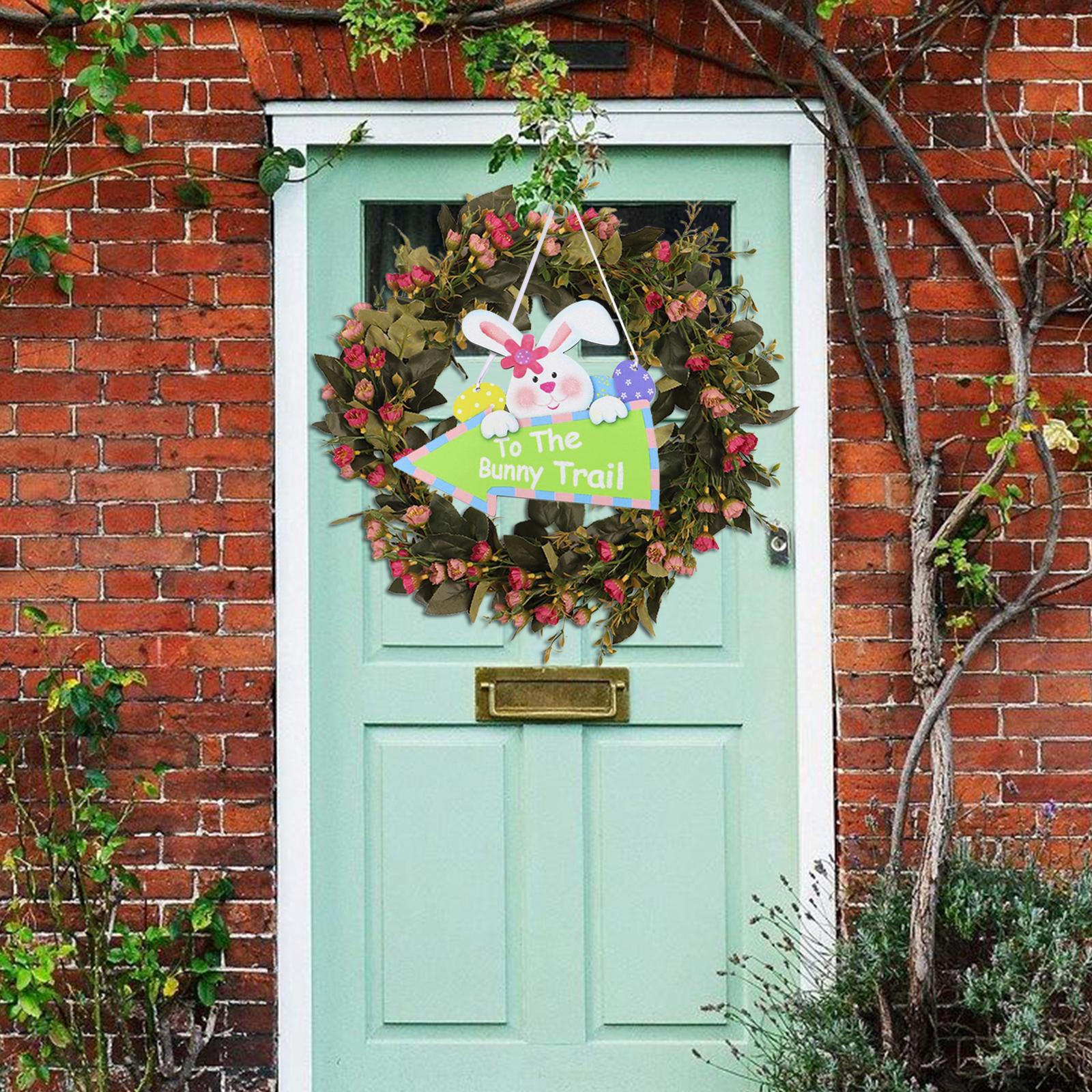 

Дверные подвесные приветственные знаки, с веревками, украшения для табличек, пасхальные украшения для украшений Left arrow