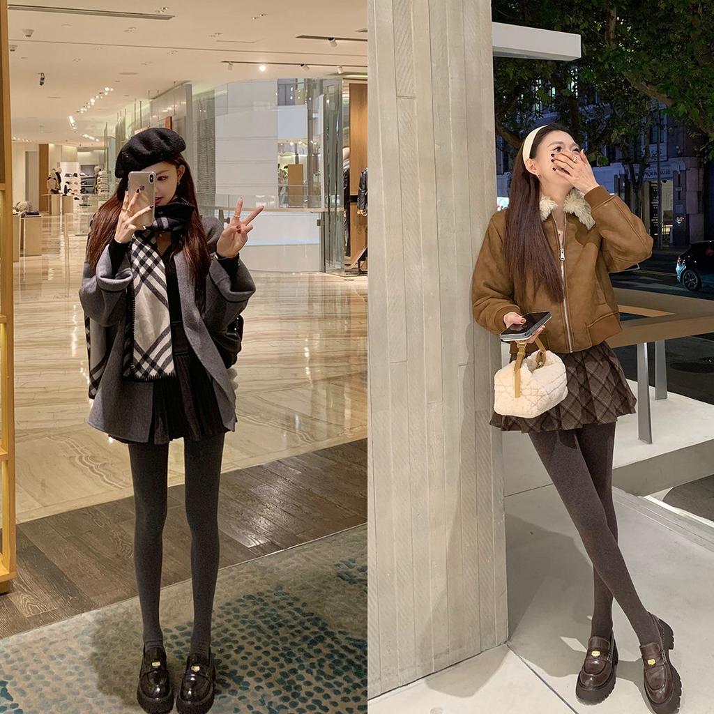 Sheepskin~ Grape mother, the same washed horse skin, round head, one pedal, lazy gold coin commuting loafers, women's small leather shoes