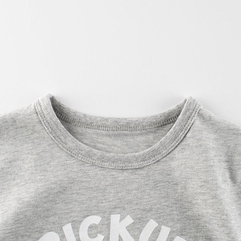 27Kids Children's Clothing Summer Kids Short-Sleeved T-shirt Boys' Car Round Neck Clothes Baby Boys' Cotton Half Sleeve Top