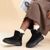 2025 Women's Thick-Soled Cotton Snow Boots: Velvet-Lined, Warm, Waterproof, Height-Boosting Winter Footwear