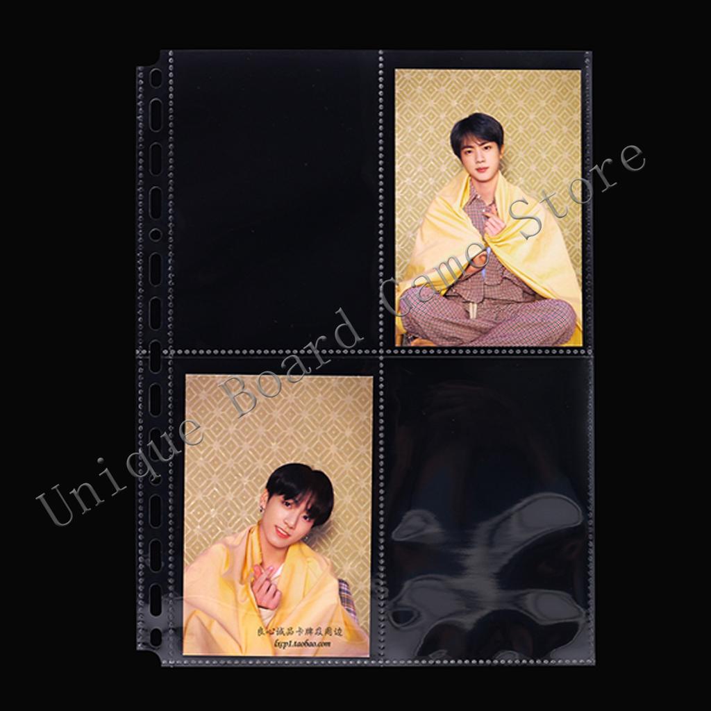 20Pcs For A4 B5 Album Size 1 2 3 4 6 8 9 Pockets Cards Po Album Cards Page For Magical Collection Board Game Star Post Card