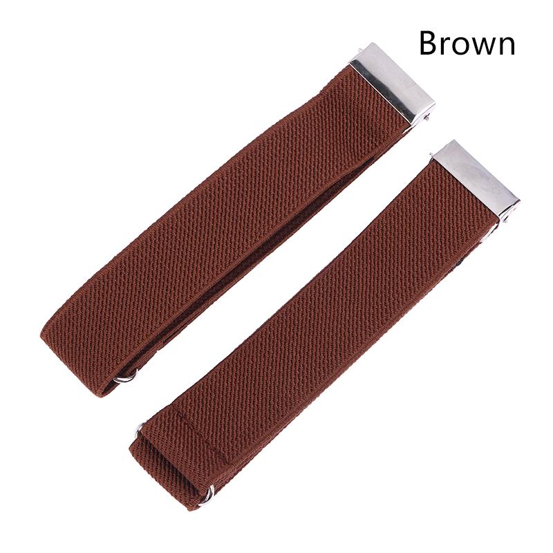 1 Pair Anti-Slip Cuff Holder Armband Men Women Business Elastic Adjustable Shirt Sleeve Garter Strap Arm Band Sleeve Bracelet