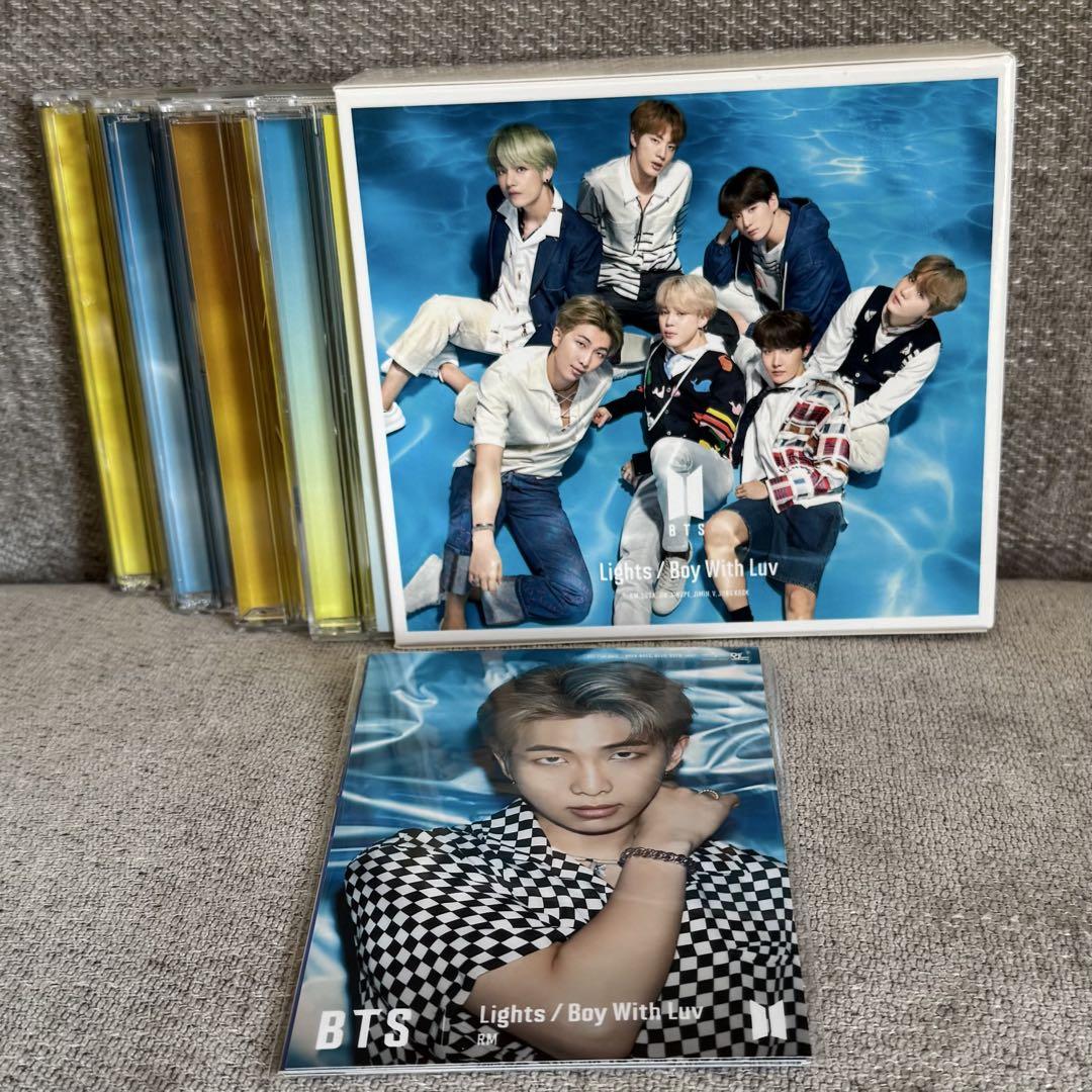 

[USED] BTS Lights/Boy With Luv [Set of 4]
