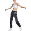 Nike Sportswear Collection Mid-Rise Velvet Stretch Casual Pants Women Bottoms Black Sail-White FZ3683-010