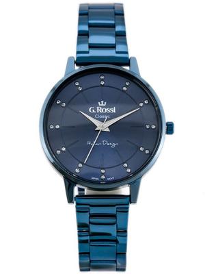 ZEGAREK G. ROSSI - C11715B-6F1 (zg777e) Blue + BOX