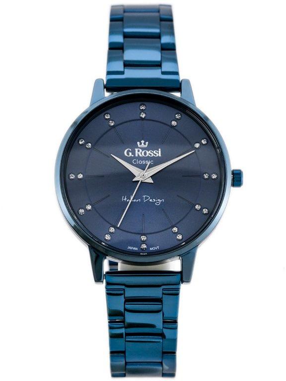 ZEGAREK G. ROSSI - C11715B-6F1 (zg777e) Blue + BOX