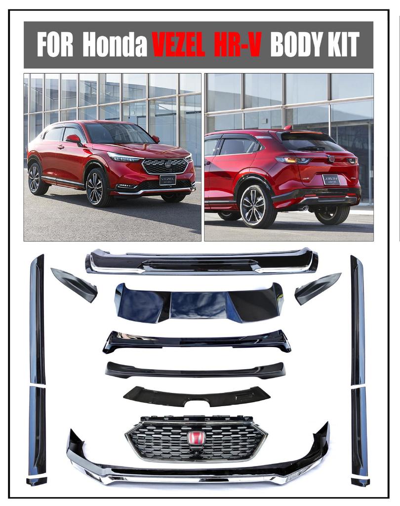 21-25 Binzhi HRV VEZEL Gullwing Roof & Rear Spoiler XRV Front Lip Kit