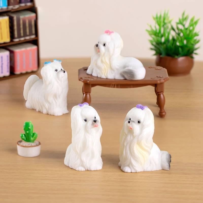 Landscape Cute Micro Cartoon Dog Animal Model Decoration Car Decoration Desktop