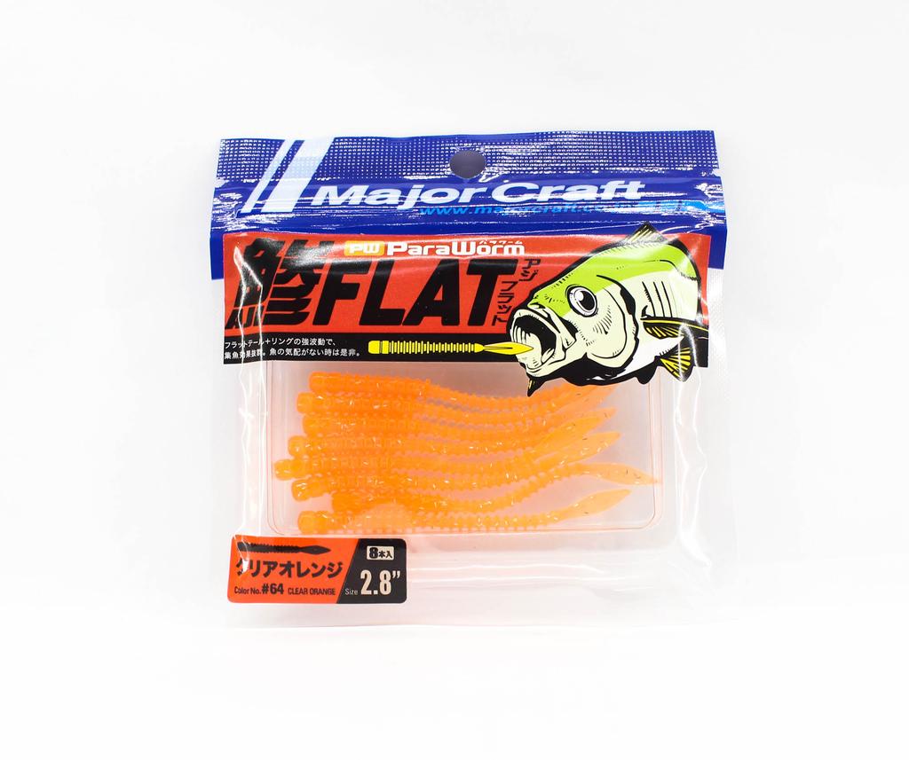 Розпродаж Major Craft Soft Plastic Lure Paraworm 2.8 Inch PW-AJI FLAT 064 (3408)