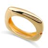 DIEZI 3 Different Style Punk Geometric Cuff Bangles Fashion Gold Silver Color Spring Bracelet Bangles For Women Men Jewelry