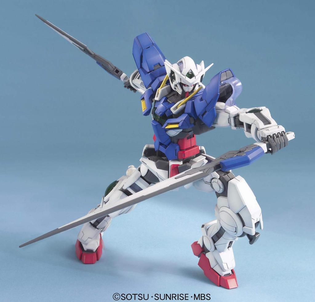 BANDAI SPIRITS MG Mobile Suit Gundam 00 Gundam Exia Scale Plastic Model 1/100 Pre-Colored