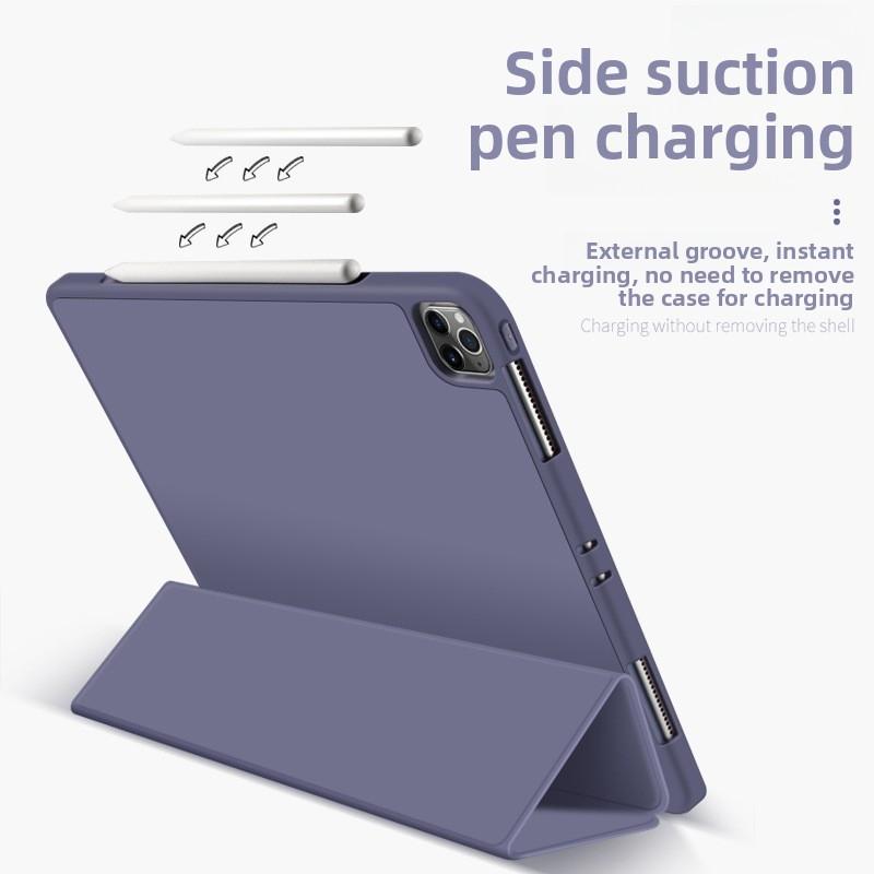 For IPad Protective Case, Tablet Full-Cover 9.7inch Anti-Drop Silicone Soft 11inch With Pen Slot
