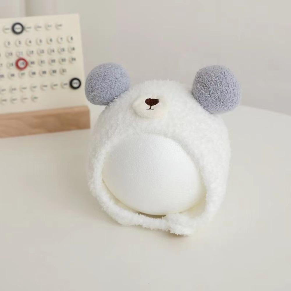 Cute Bear Warmer Plush Pullover Hat New Bonnet Caps  Outdoor