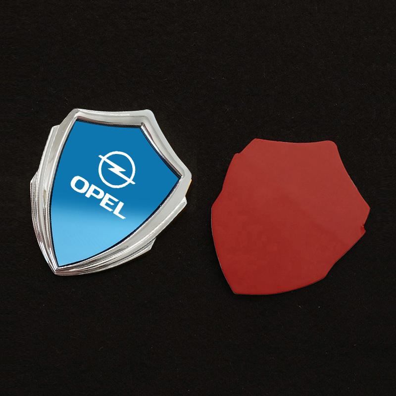 For Opel Corsa D Astra Insignia Mokka Adam Combo OPC Vauxhall Vectra H G J Antara Metal 3D Sticker Motorcycle Trunk Sticker