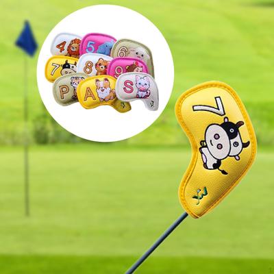 9 Pieces Golf Club Covers Accessories Lightweight Sleeve Portable Headcovers Head