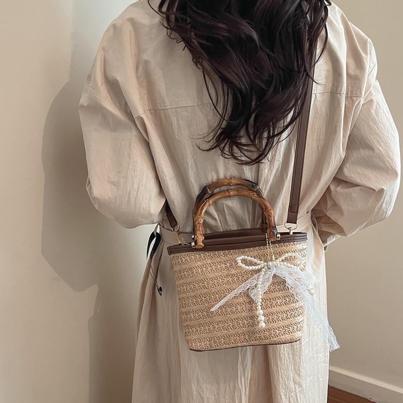 Bucket Bag, Stylish Vegetable Basket, Commuter Single-shoulder Crossbody Bag