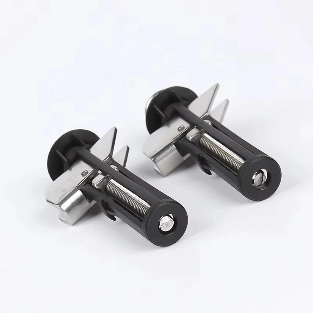 2 Stück Heavy Duty Toilettensitz Befestigungsschrauben Set Edelstahl Spülkasten Toilettenschraube Scharnierschraube Einziehbarer Toilettendeckel Schrauben Set