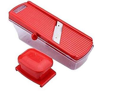 RSINC Multipurpose Slicer Cutter-Dual Stainless Steel Cutting Blades Slicer for Zucchini Spaghetti Noodles- Veg. Salad Maker Slicer for Kitchen