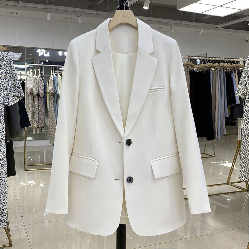 Colorful Suit Jacket Korean Style Loose and Stylish New Mid-length Casual Suit Spring and Autumn