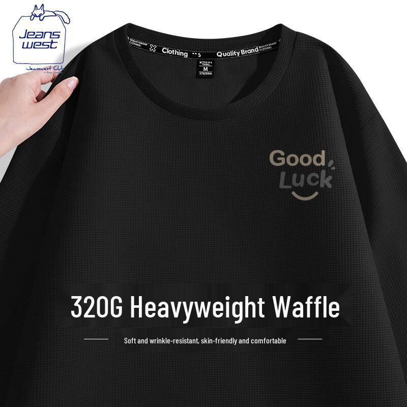 Sweat-shirt ample unisexe à col rond imprimé JEANSWEST CLUB