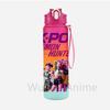 Anime K-Pop Demon Hunters Character Water Cup Large Capacity Outdoor Portable Rope Drinking Bottle Gift for Boys and Girls