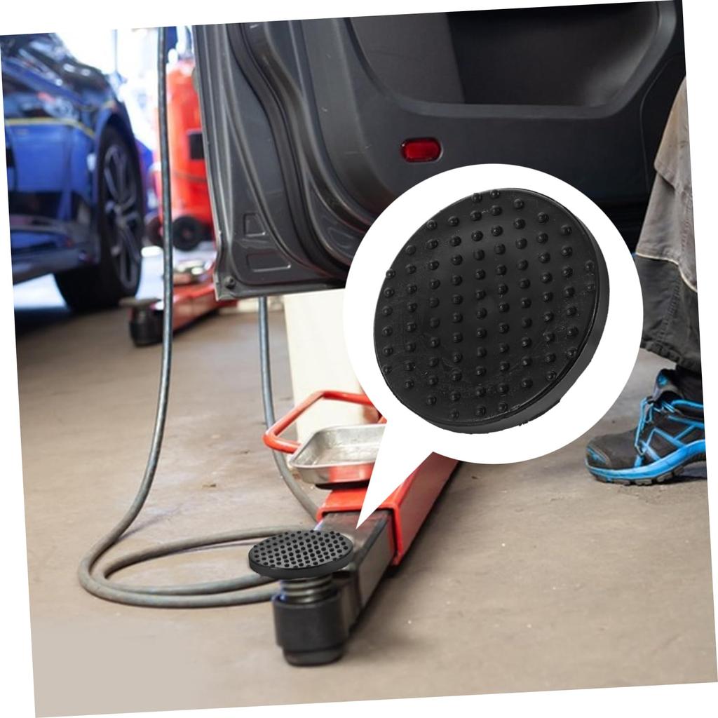 Parliky Anti-Wear Rubber Round Lift Pad for Hydraulic Jack Stability Car Truck Multifunction Support Base