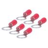 100Pcs Ring Terminal AWG12‑10 Insulated Crimp Wire Connector Set Kit for Equipment