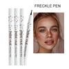 Natural Lifelike Fake Freckle Pen Liquid Freckle Stamp Kit Waterproof Dot Spot Pen Quick Dry Spot Freckle Point Tear Mole Pen