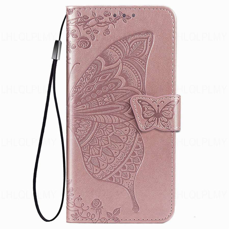 Butterfly Leather Flip Case For Xiaomi Redmi Note 11 12 Poco M6 Pro 5G X8 M8 F8 17 Ultra C75 X6 F6 C65 13T 14T 11T 13 Lite 14C A2 A3 13C Wallet Cover