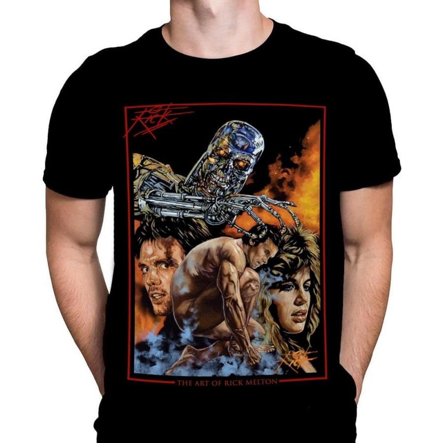 

Wild Star Hearts Terminator Дебют Чоловіча Чорна Футболка Наукова Фантастика Хелловін Мода Рік Мелтон Кіноплакат Футболка XXXXXL різнокольоровий