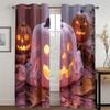 Cream Nan Gua Lamp Pink Lovely Terror Curtains Suitable for Children's Room Living Room Bedroom Kitchen Balcony Decoration 2 Pcs